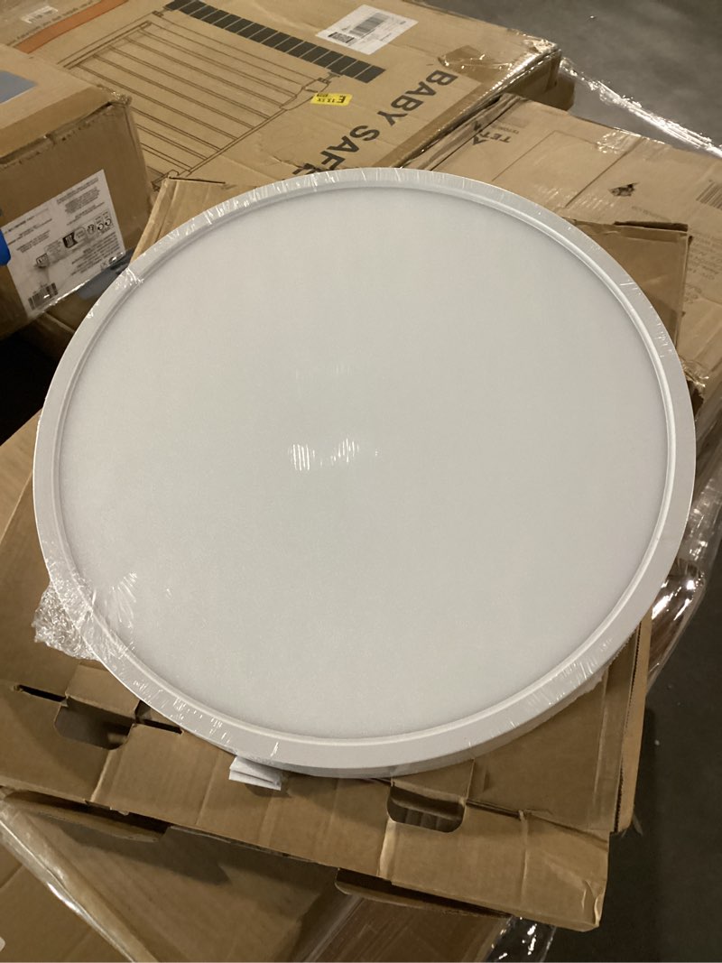 Condition photo showing New/Like New for taloya 2 pack flush mount led ceiling light (milk white shell), 15.8 inch, equivalent to traditional 240w bulb light for kitchen bedroom utility closet room,5 in 1(3000k/3500k/4000k/5000k/6500k) white(5cct) 15.8inch-2 pack