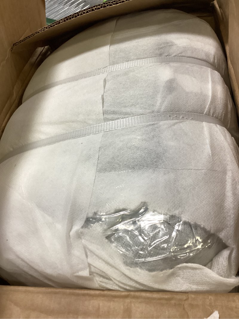 Condition photo showing New/Like New for Tri-Fold Foldable Mattress, Convertible Folding Sofa Bed with Removable Arms & Washable Cover, All-in-One Portable Mattress Floor Sofa Bed, No Assembly Required & Non-Slip, Full Size, Grey Full Grey