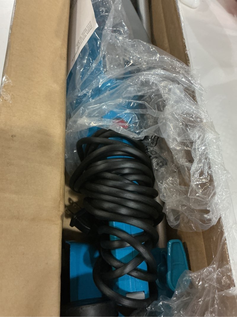 Condition photo showing As Is for bissell featherweight stick lightweight bagless vacuum with crevice tool, 2033, featherweight (blue)
