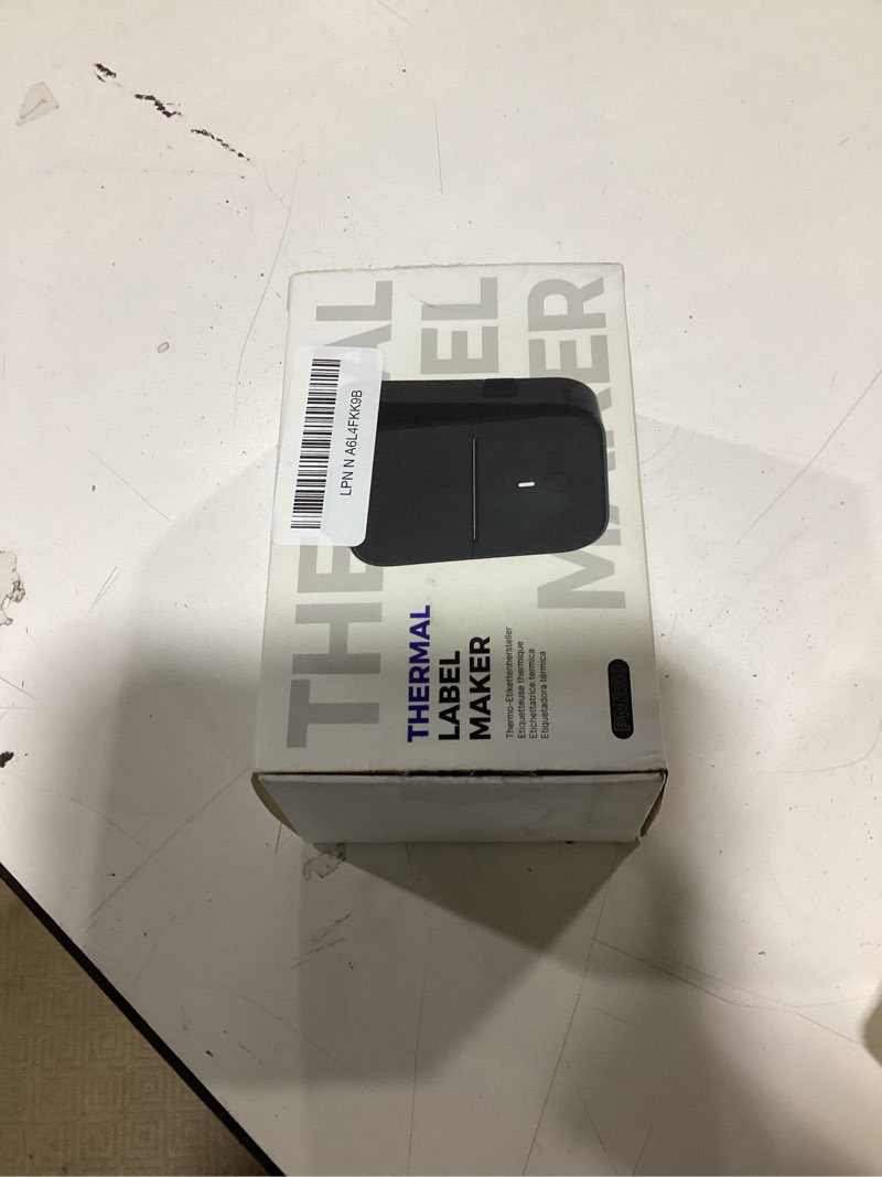 Condition photo showing New/Like New for PM260 Label Maker Machine with Tape, 2 Inch Label Tape Maker Bluetooth Label Printer, Inkless Portable Label Maker for Home, Kitchen, School, Office Organization, Black