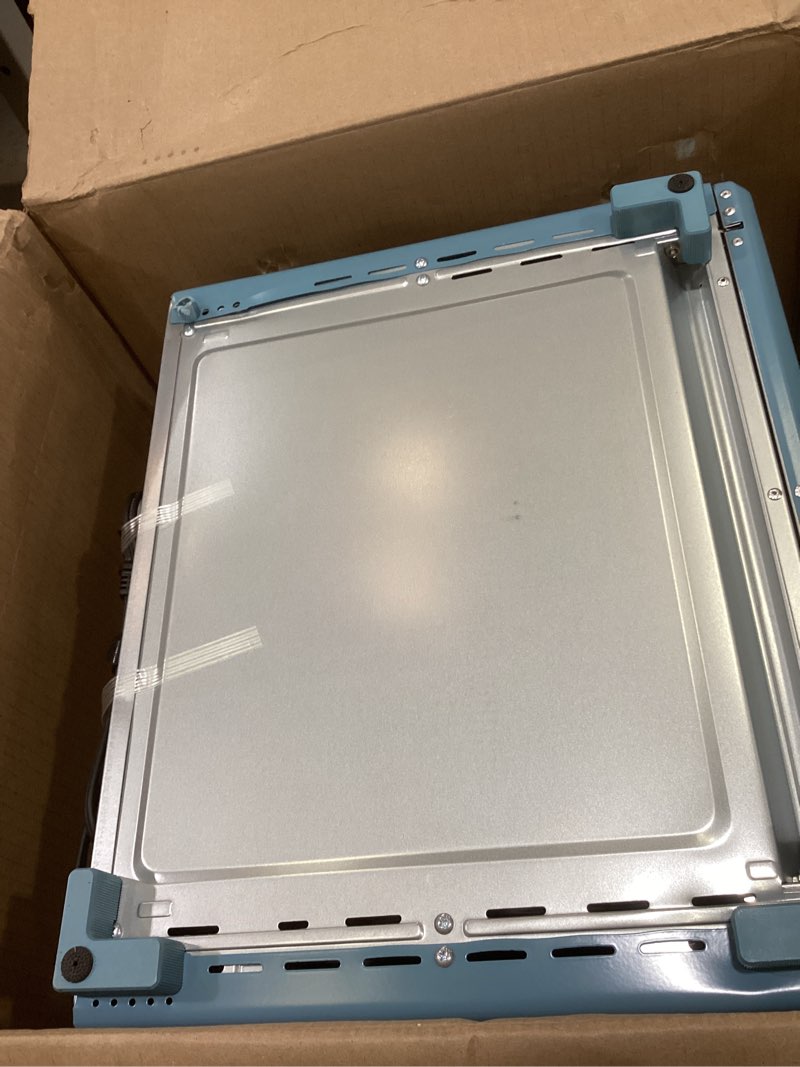 Condition photo showing As Is for bella Air Fry Toaster Oven, 7 Preset Cooking Options, Dishwasher-Safe EverGood Coated Trays Included, 60-Minute Auto Shutoff w Audible Timer, Power Indicator Light, 1700 Watt, Surf