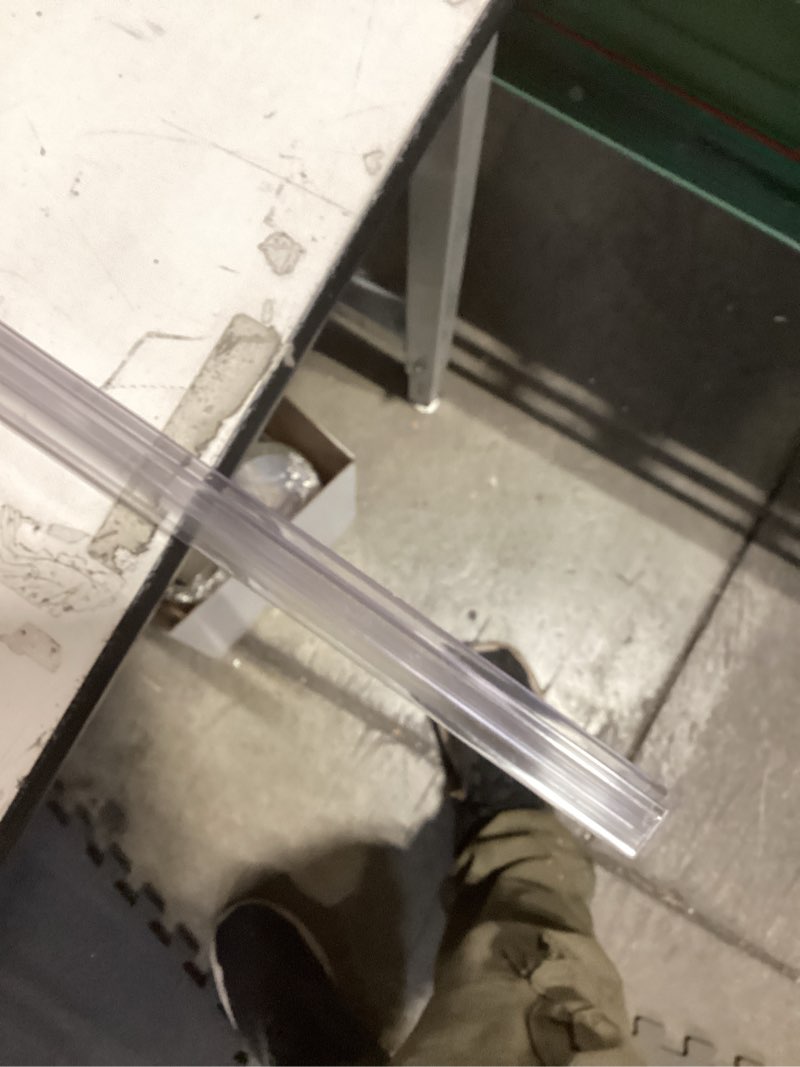 Condition photo showing New/Like New for Amazon Basics Shower Doors Bottom Seal Drip Rail for 3/8" Thick Glass, 38.7 inches Length