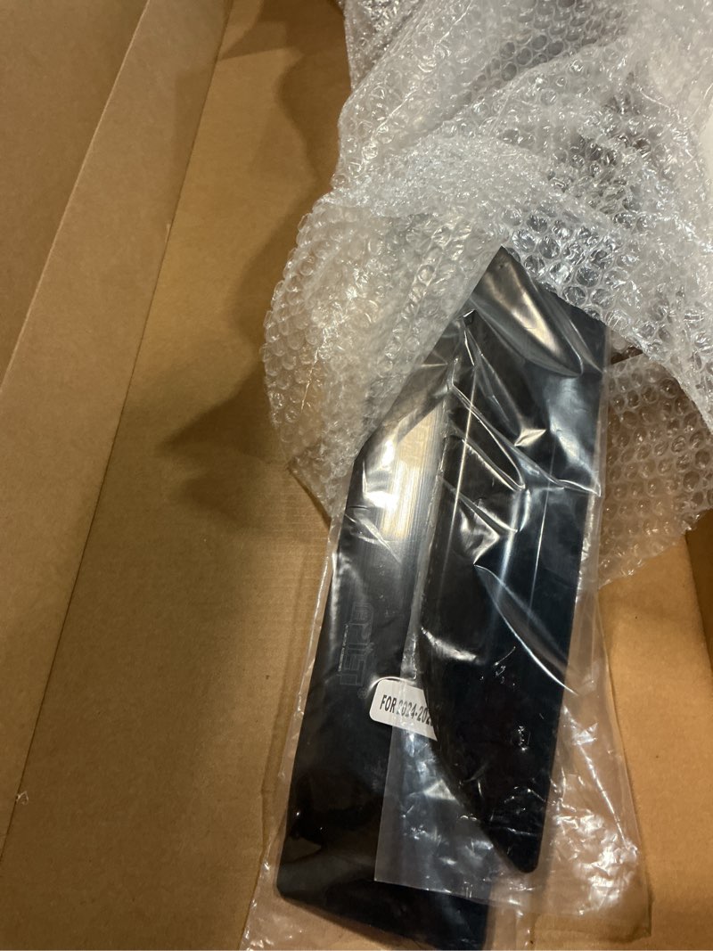Condition photo showing New/Like New for Outside-Mount Rain Guards Window Visors for 2024-2026 Toyota Tacoma Double Cab Wind Vent Deflectors Truck Accessories Dark Smoke 4-Piece Set with Thicker Medium?2024-2026 Toyota Tacoma Double Cab?