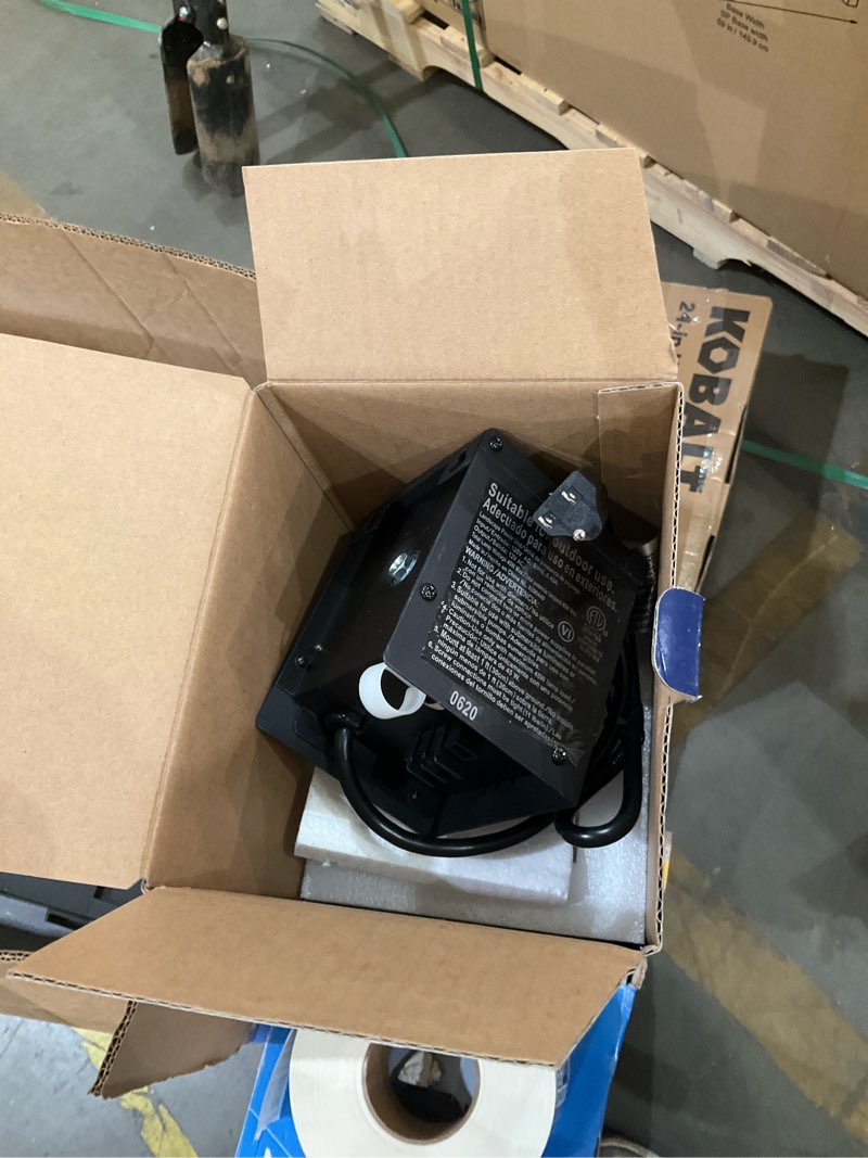 Condition photo showing As Is for harbor breeze 200 -watt multi-tap transformer landscape lighting