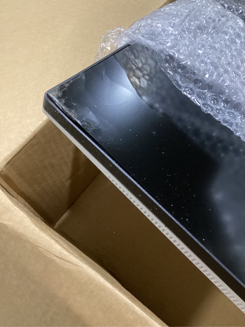 Condition photo showing As Is for LG 27UP850K-W 27-inch Ultrafine 4K UHD (3840 x 2160) IPS Computer Monitor, 60Hz, 5ms, DisplayHDR 400, Built-in Speaker, HDMI, DisplayPort, USB Type-C 90W PD, Tilt/Height/Pivot Adjustable Stand, White 27-inch and USB-C