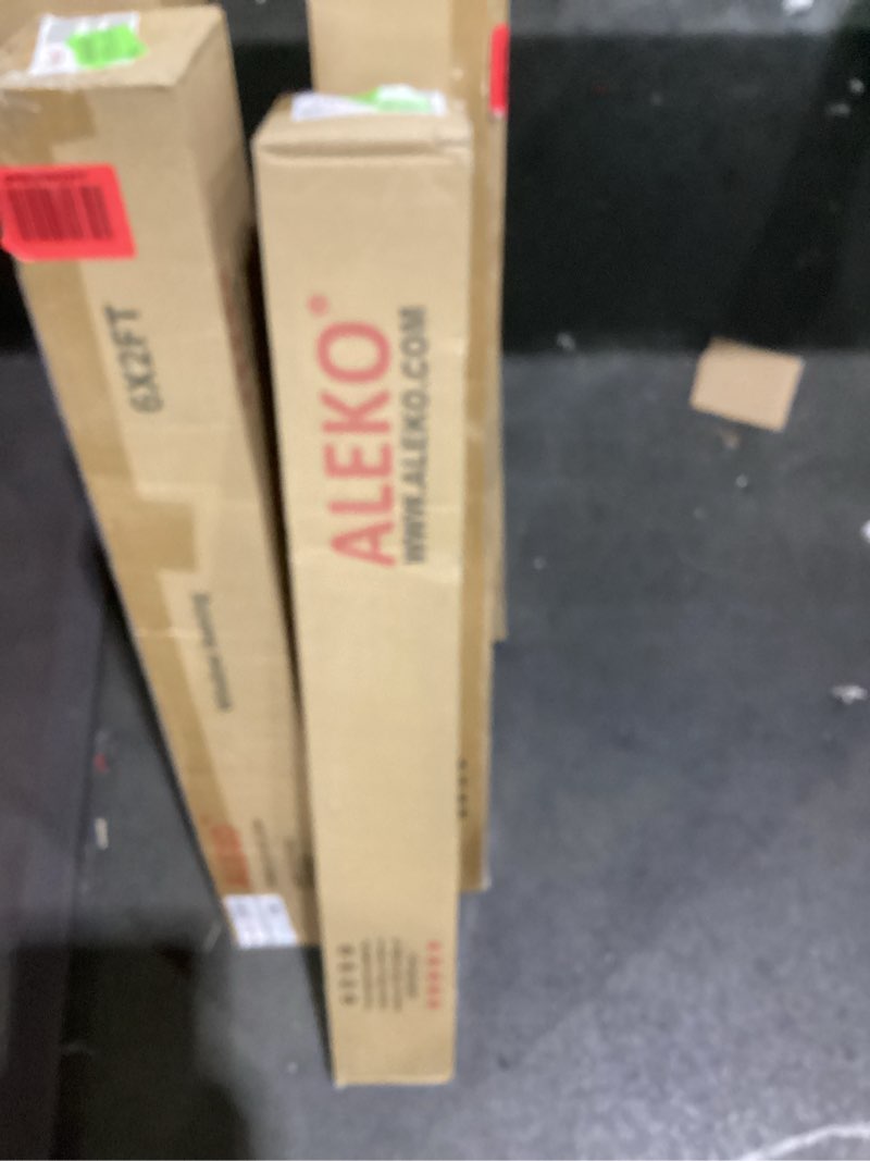 Condition photo showing New/Like New for aleko retractable door or window canopy awning - 6 x 2 feet - gray - waw6x2grey80