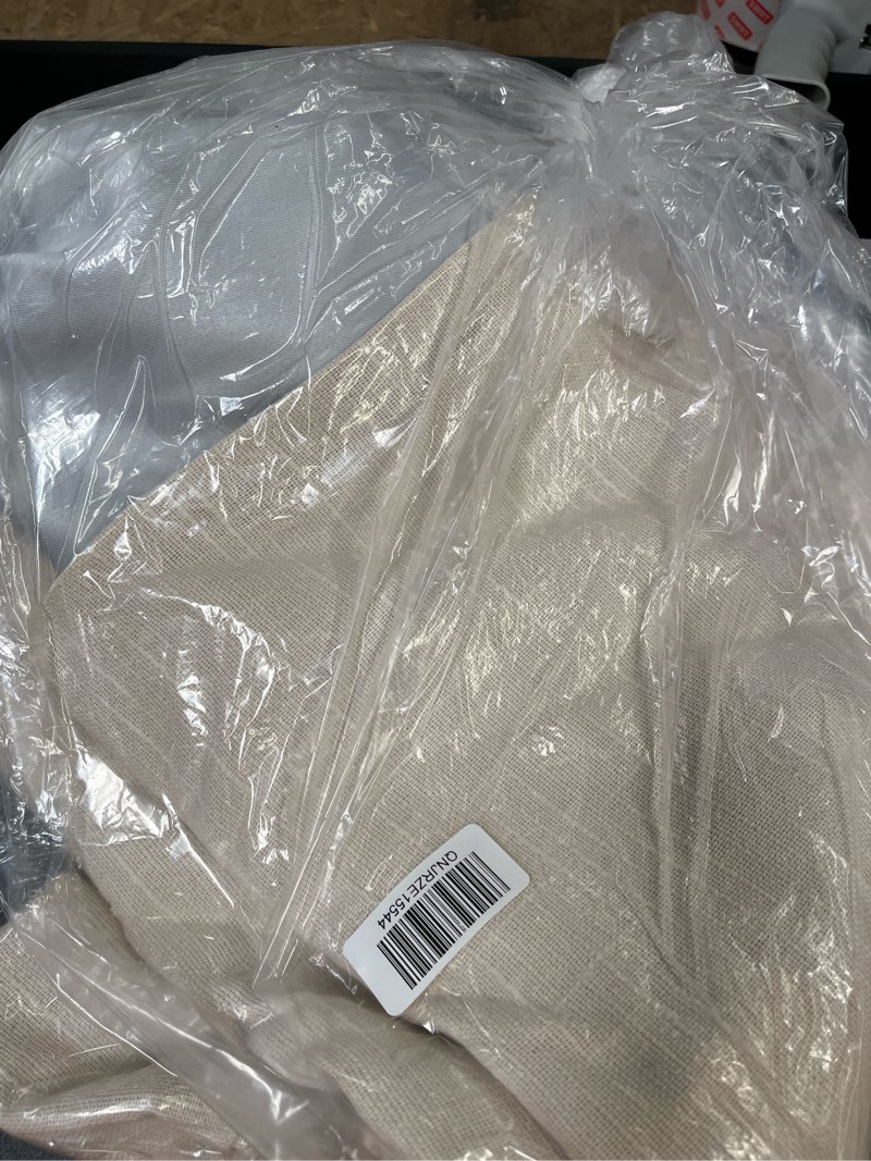 Condition photo showing Good Condition for cotton slub room darkening curtain, 48x84, natural