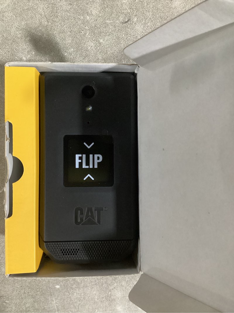 Condition photo showing New/Like New for unifone s22 smart flip phone (16gb) 2.8" touchscreen rugged cell phone android 11, ip68 water resistant, 4g lte gsm single nano slot, compatible with t-mobile, at&t (black)