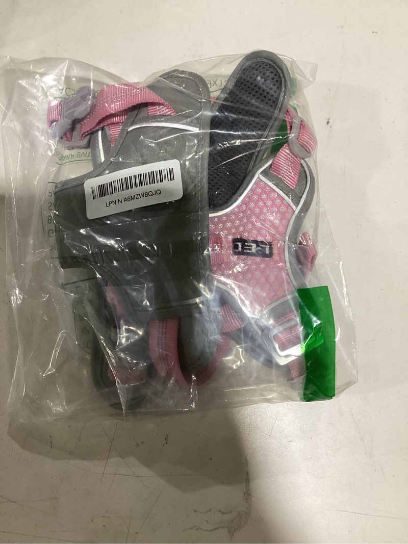Condition photo showing New/Like New for ThinkPet No Pull Harness Breathable Sport Vest with Handle-Dog Harnesses Reflective Adjustable for Medium Large Dogs Bright Pink S(Chest:14"-22")