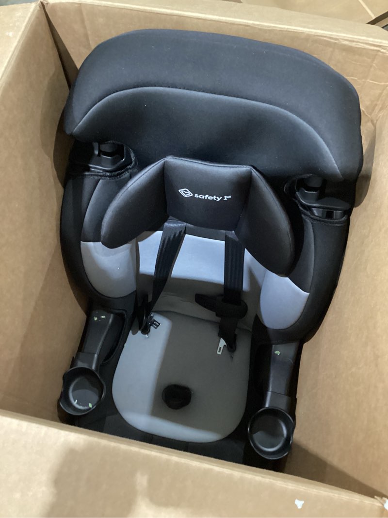 Condition photo showing Good Condition for safety 1st grand 2-in-1 booster car seat, converts from high back to belt-positioning booster, high back seat for kids 40-65, and belt-positioning 40-100 pounds, black sparrow