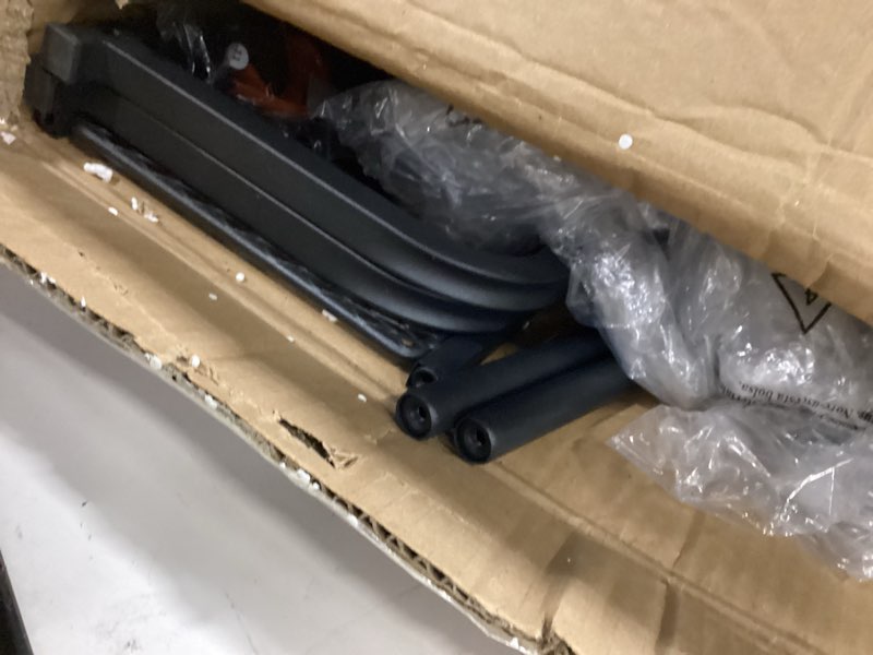Condition photo showing Good Condition for 400LBS Dumbbell Rack, VOPEAK Adjustable Weight Rack for Home Gym, Home Gym Storage Rack for Yoga Mat Kettlebells and Strength Training Equipment, Weight Storage Rack for Dumbbells with Wheels Black