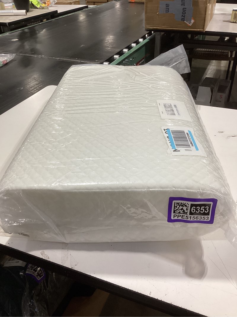 wedge pillow, 5 inch bed wedge pillow for sleeping, snoring, back support, after surgery, removable 