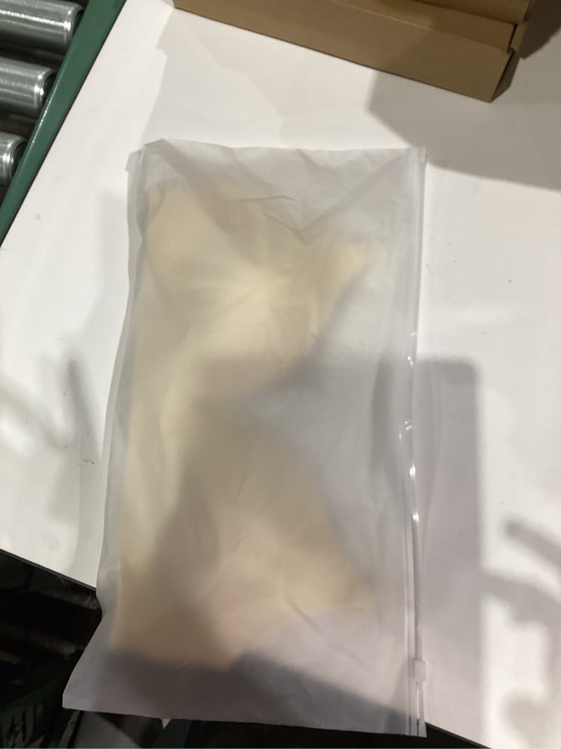 Condition photo showing New/Like New for DAVID ARCHY Wireless Seamless Bras for Women No Underwire Full Coverage Bralette Comfortable Push up Soft Everyday Bra Large A-nude