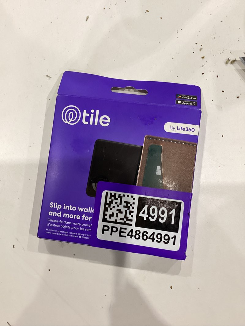 life360 tile slim - wallet finder, bluetooth tracker and item locator for luggage tags, passports an