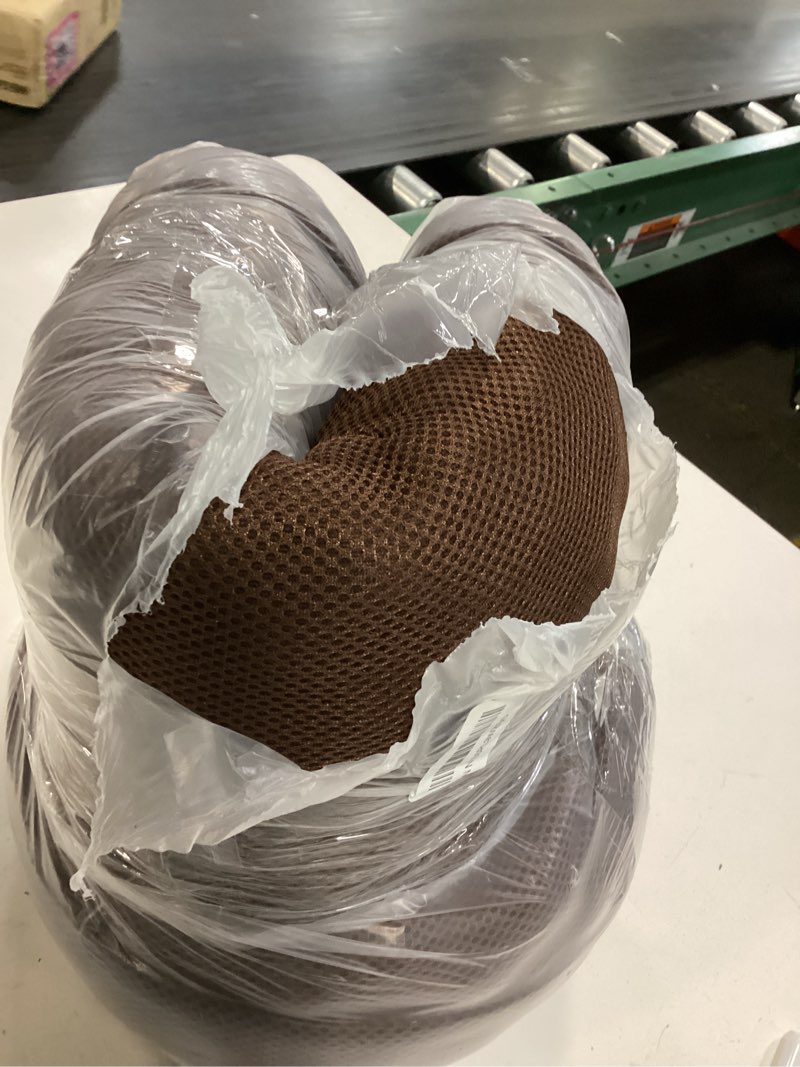 Condition photo showing Good Condition for hombys 5" thick egg shaped foam recliner chair cushion for elderly, thicken & extra large seat cushion chair pad for couch, armchair, wheelchair for easy to stand up & reduce hip & lumbar pain, brown coffee color