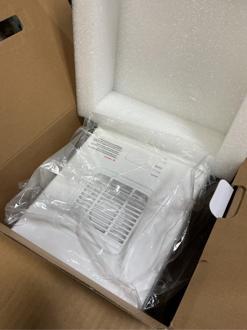 Condition photo showing New/Like New for TURBRO 4L/1Gal 304 Stainless Steel Steam Humidifier, Warm Mist Humidifier for Bedroom Baby Nursery, 500 mL/h Output, Dishwasher Safe, Easy to Clean, 2 Misting Levels with Sleep Mode 1-12h Timer, GLS04