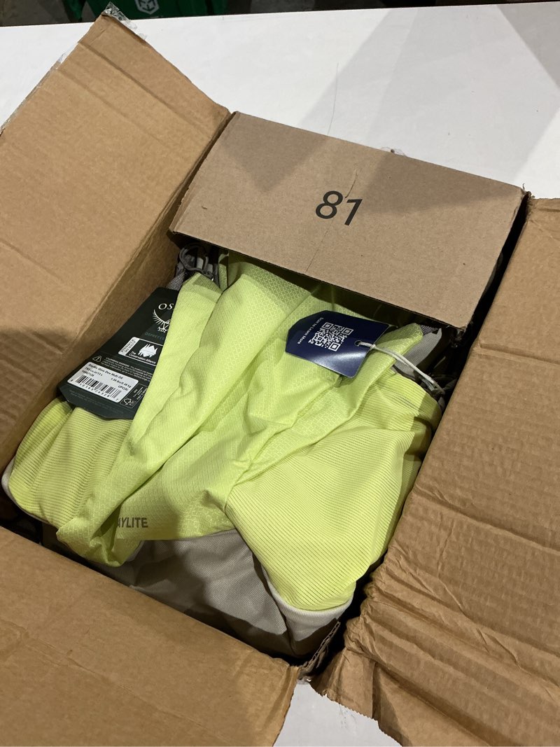 Condition photo showing As Is for osprey daylite commuter backpack - lightweight everyday bag with laptop sleeve, bottle pockets glow dew multi one size