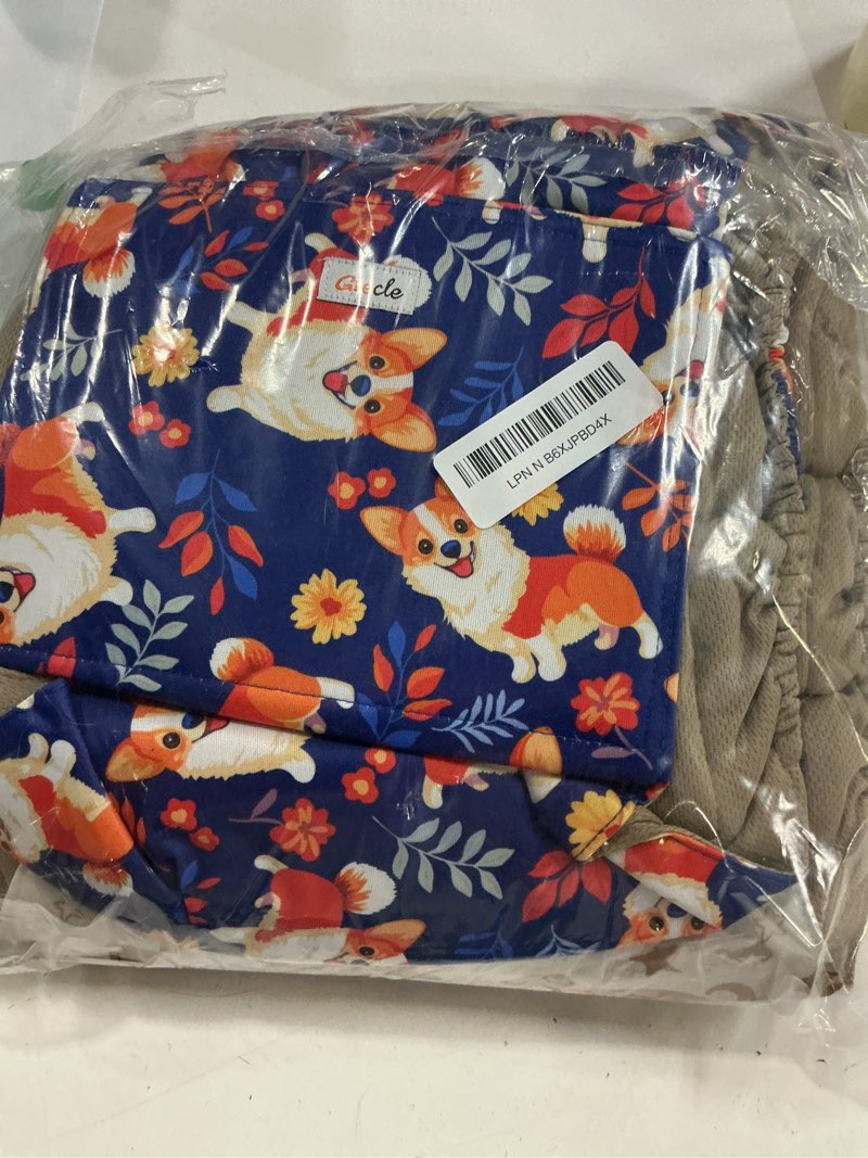 Condition photo showing New/Like New for 5 pack dog diapers male reusable, premium belly bands for male dogs, high absorbing dog pee wraps for doggie in incontinence or training flower xxl xx-large cute puppy