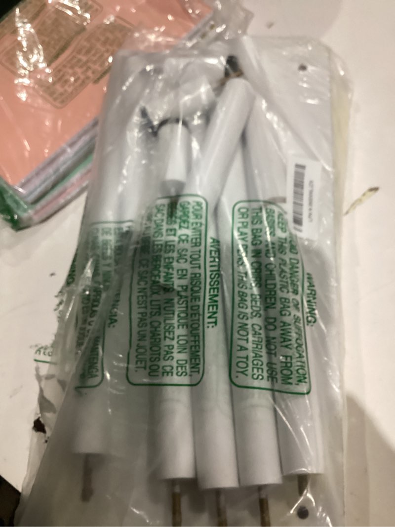 Condition photo showing As Is for apicizon small narrow side table, 3-tier skinny end table with storage shelf, slim nightstand bedside table for small spaces, living room, bderoom, white white narrow side table