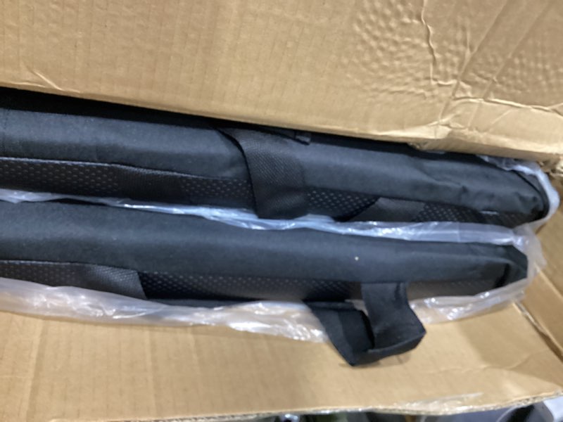 Condition photo showing Good Condition for hoperan 21" 2pcs dual-sided heated stadium seats for bleachers with back support, 3 levels heating stadium seating for bleachers seat with backrest, 5 pockets portable stadium chair for outdoor black 21"