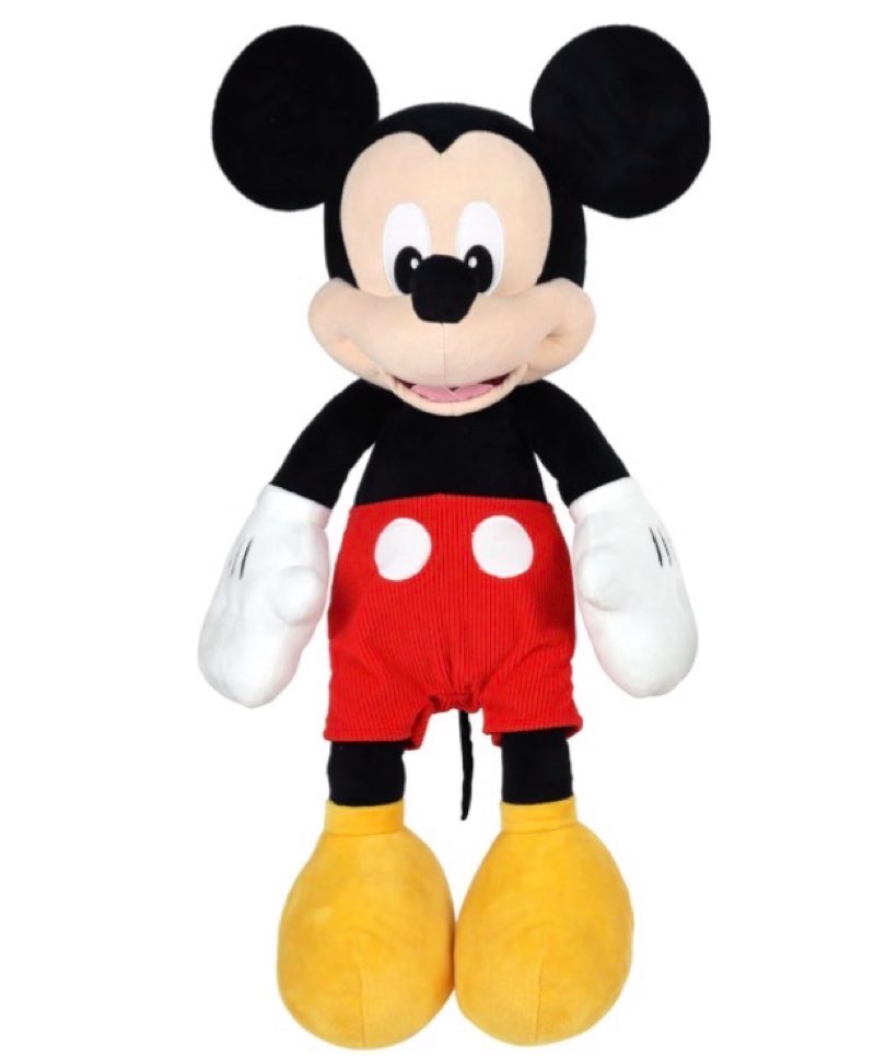 Disney Junior Mickey Mouse Jumbo 25-inch Plush Mickey Mouse, Stuffed Animals, Pretend Play, Kids Toys for Ages 2 Up by Just Play
