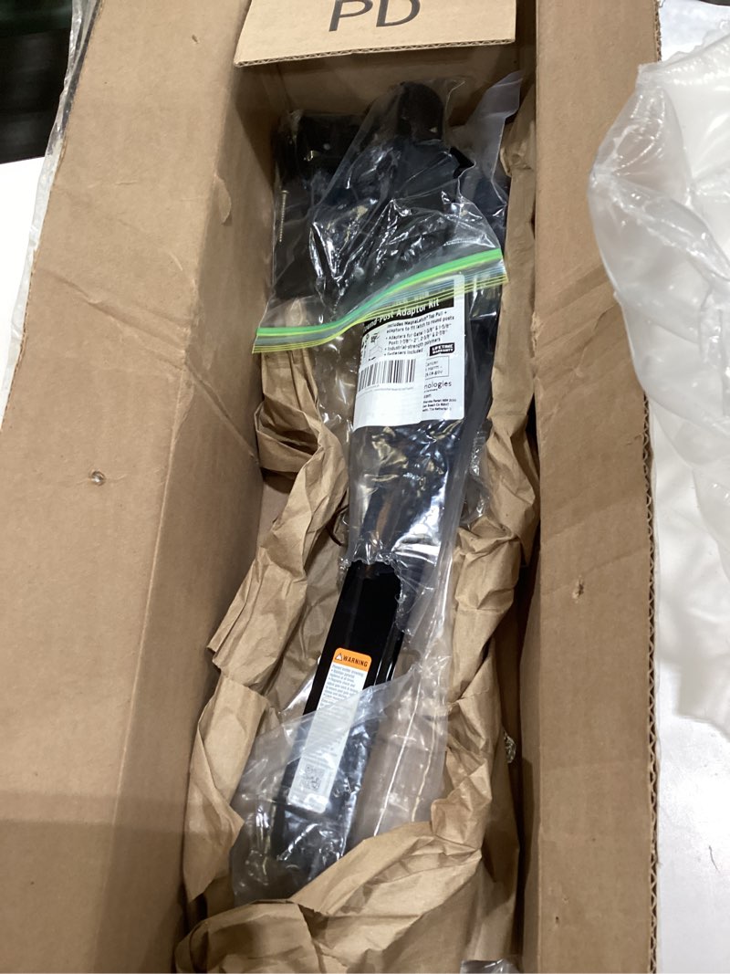 Condition photo showing As Is for D&D Technologies MLTPTCA1CAPSPKA MagnaLatch Top Pull Safety Gate Latch, TruClose Regular Gate Hinge, TruClose Safety Cap & Gate Gap Spacer, Sold Together in A Kit, Spacer for 2" Gate Gaps