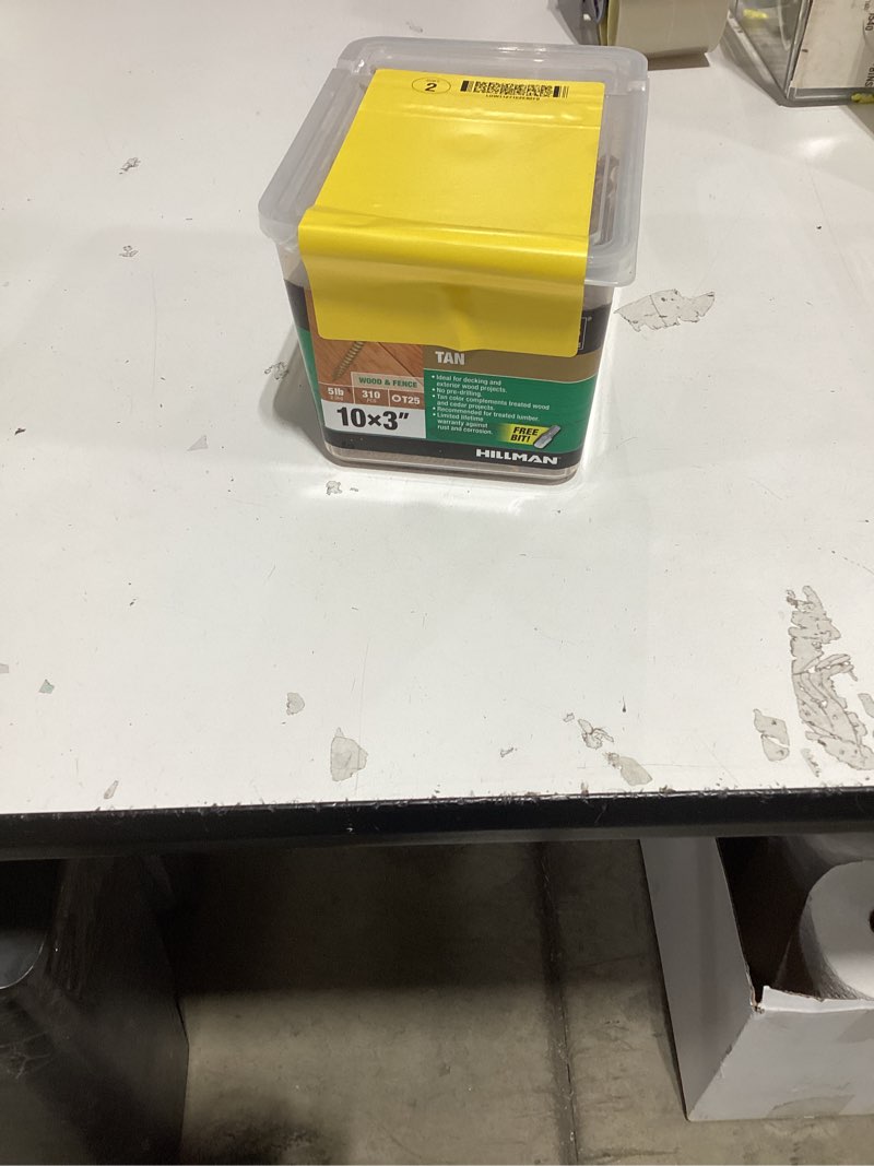 Condition photo showing New/Like New for deck plus #10 x 3-in wood to wood deck screws ( 310 -per box )