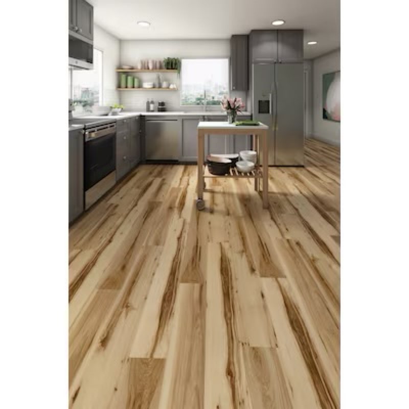 style selections jamestown hickory 12-mil x 7-in w x 48-in l waterproof luxury vinyl plank