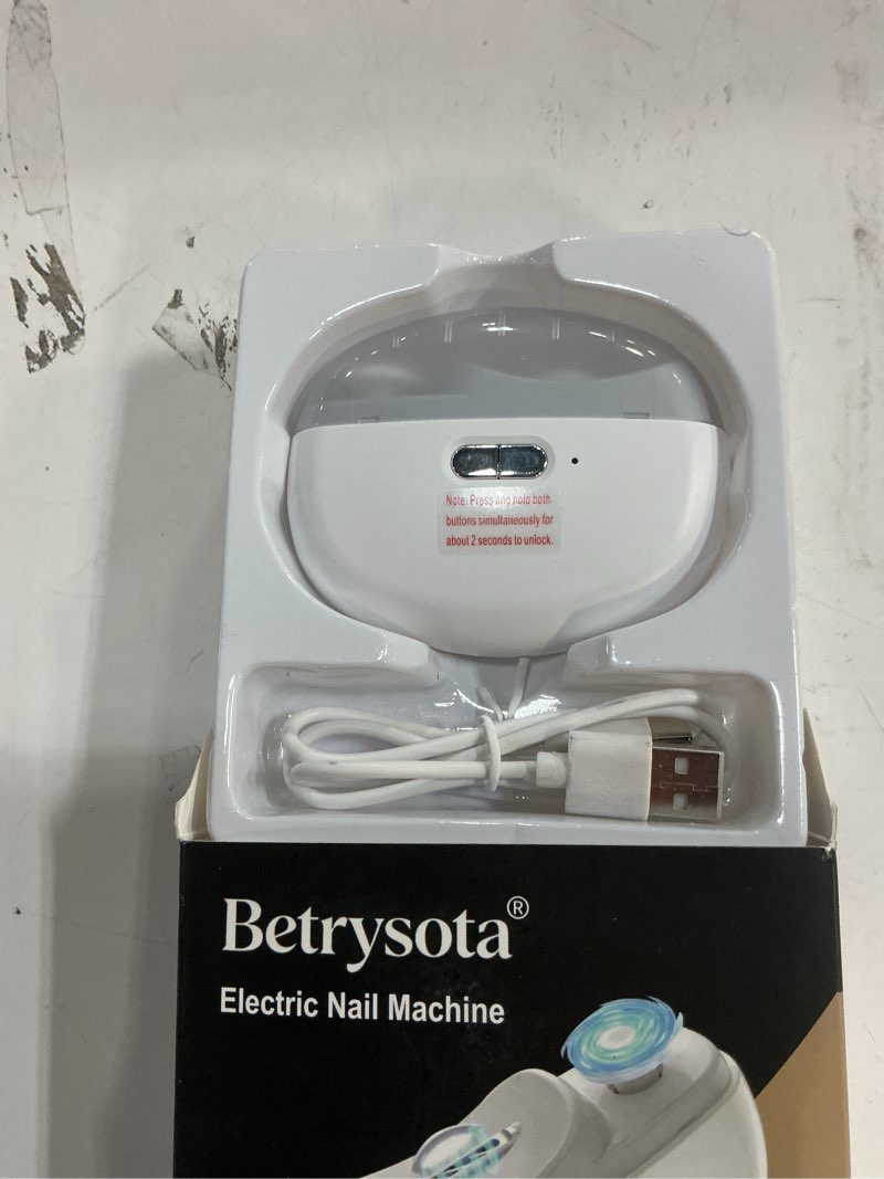 Condition photo showing Good Condition for Electric Nail Clipper Upgraded 3 in 1 Automatic - with Polishing, Dust Storage & LED Light, Nail File Toenail Trimmer, Gifts for Women Men Mom Her Him Kids Adults Senior Baby Teacher Students White