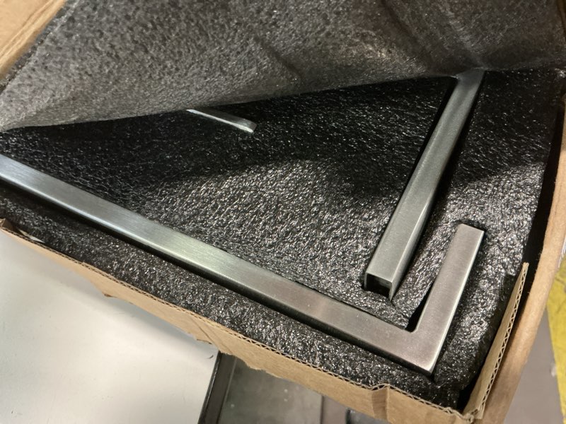 Condition photo showing Good Condition for TNOMS Double Towel Bar,Towel Rack for Bathroom Stainless Steel Wall-Mounted Bathroom Hardware Accessories Brushed Nickel 24 Inch Brushed Nickel 24inch