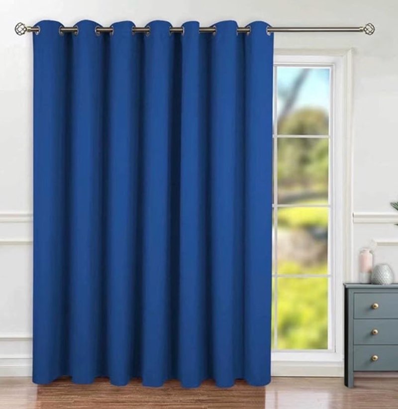 BGment Fashion Sliding Door Curtain 100 X 96 Inches, Wide Thermal Blackout Curtains Room Darkening R