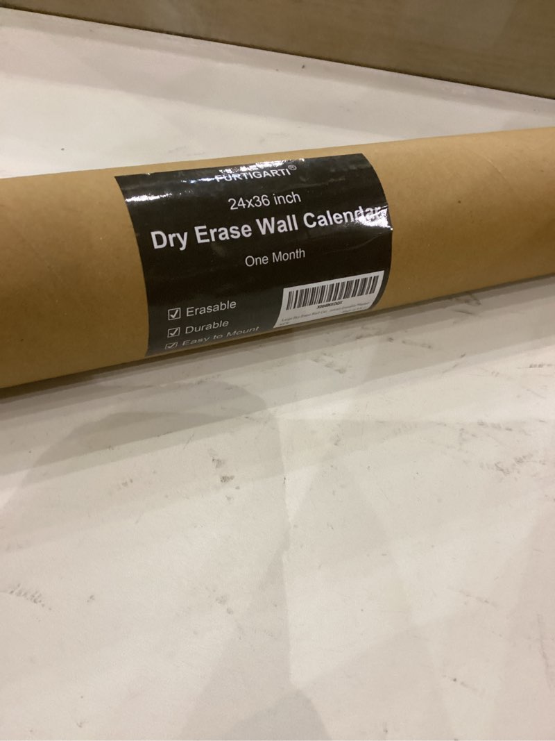 24x36 inch Dry Erase Wall Calendar