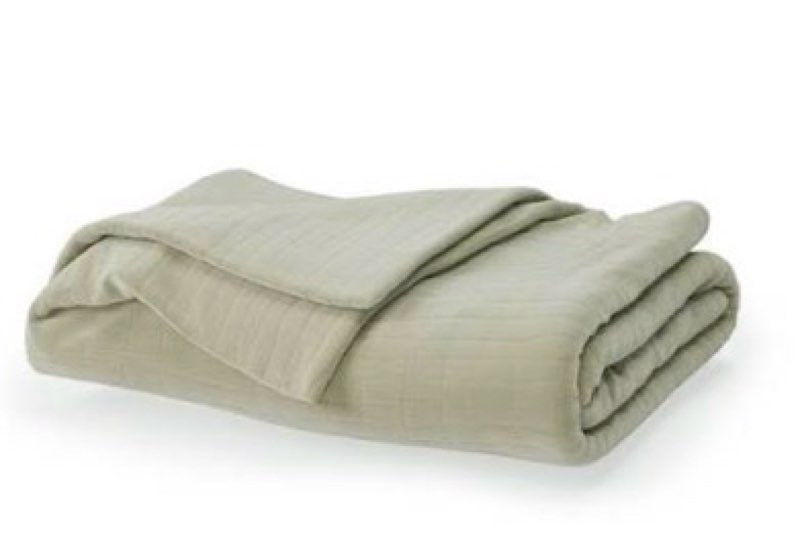 luxury organic cotton bed blanket full/queen