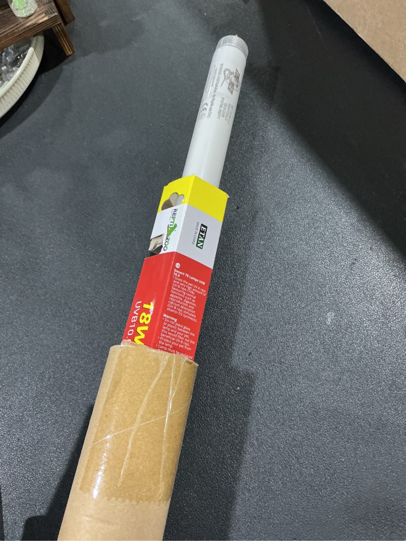 Condition photo showing Good Condition for repti zoo reptile 18w 10.0 uvb fluorescent bulb lamp desert t8 bulb 24 inches desert uvb bulb