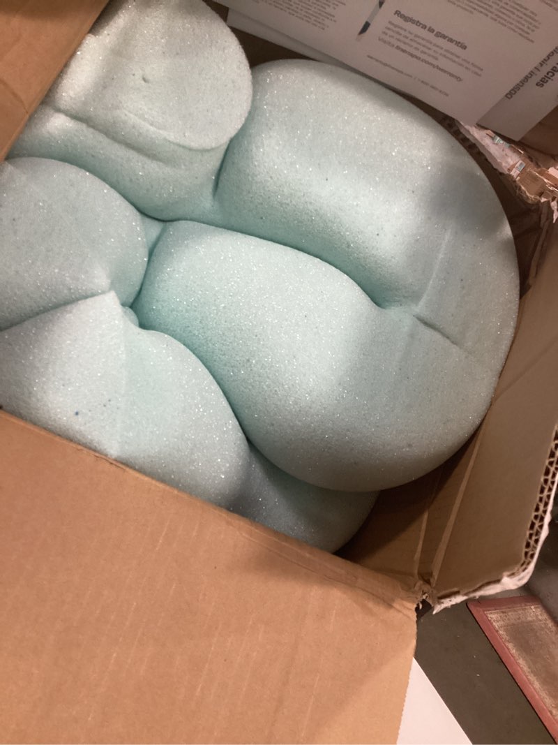 Condition photo showing As Is for LINENSPA Memory Foam Mattress Topper - 3 Inch Gel Infused Memory Foam - Plush Feel - Cooling and Pressure Relieving - CertiPUR Certified - Dorm Room Essentials - Twin Size Twin 3 Inch Topper Only