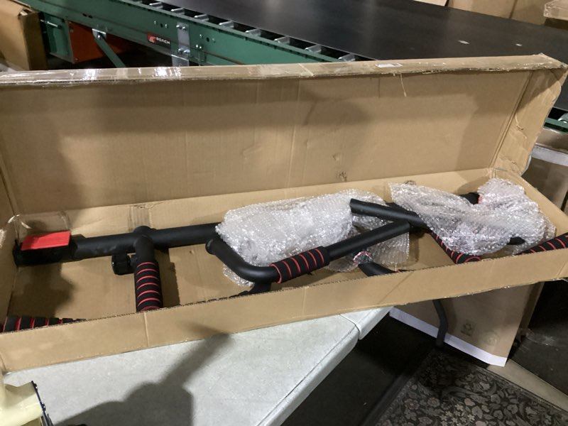 Condition photo showing Good Condition for IRON AGE Pull Up Bar for Doorway : 2025 New Pullup Bar - Industrial Grade Steel, Hang & Go Training, Multi-Grip Horizontal Array