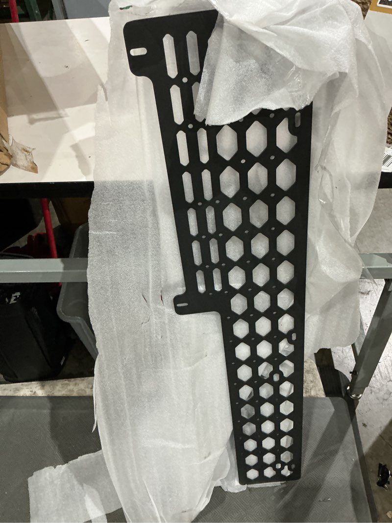 Condition photo showing Good Condition for side truck bed molle panel rack system compatible with 2005-2023 toyota tacoma 5ft accessories cargo storage organizer tools rack fit for 05-23 tacoma accessories (not fit trd) 2005-2023, side bed molle panel
