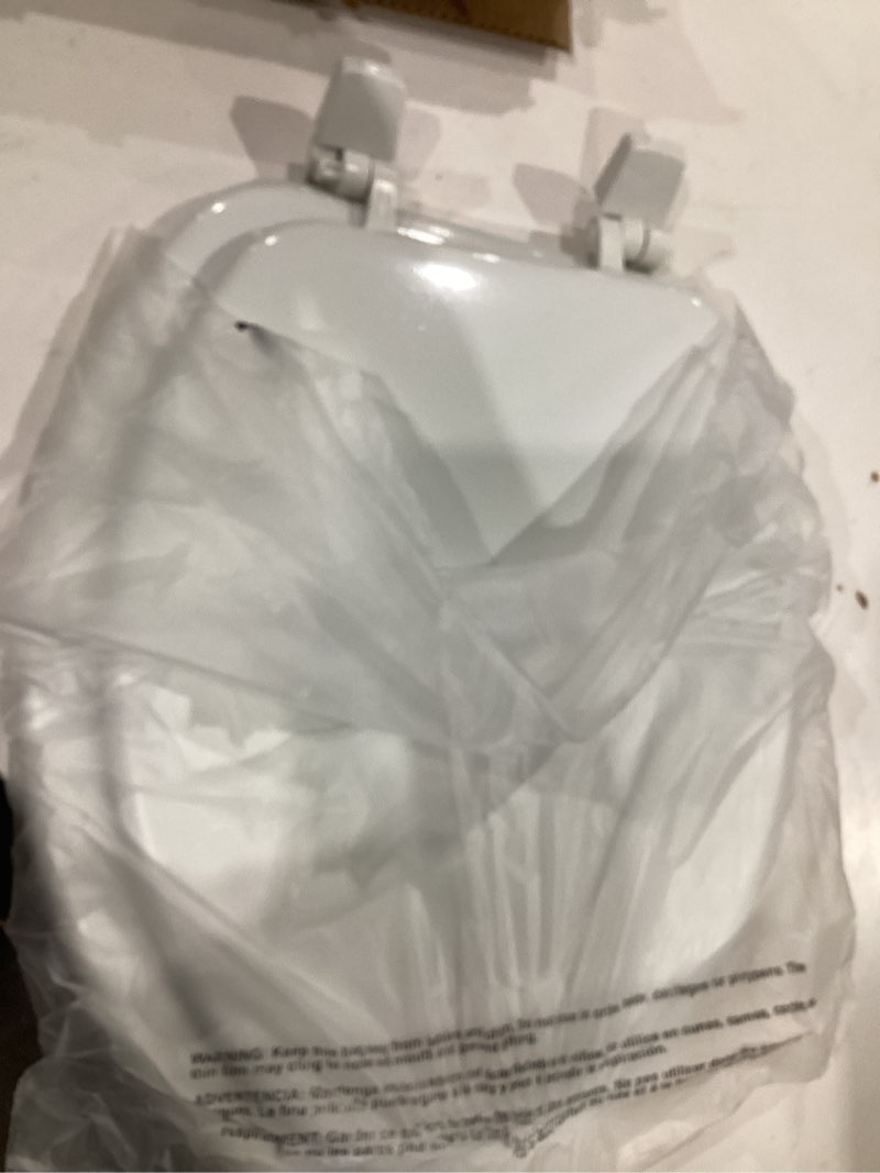 Condition photo showing Good Condition for bemis 1400tta economy durable wood toilet seat, made in usa, elongated, white
