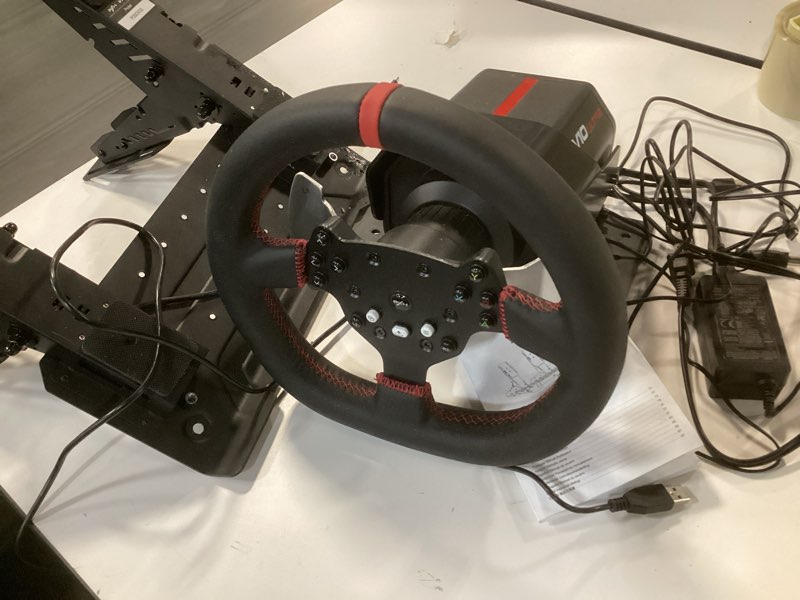 Condition photo showing Good Condition for PXN Direct Drive Gaming Steering Wheel, V10 Ultra Racing Wheel with 3.2Nm Real Force Feedback, Adjustable Throttle&Brake Pedals, 4 Paddle Shifters - for PC, PS4, Xbox One, Xbox Series X|S