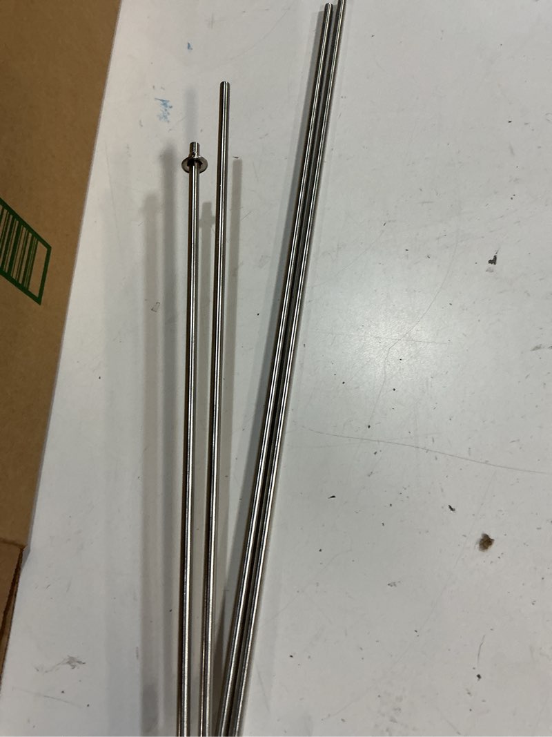 Condition photo showing Good Condition for gisafai 4 pcs 316 stainless steel rod 1/4''(6mm) diameter 24'' (610mm) length solid round bar metal shaft rods for diy craft industry metal working 24''(610mm) 4