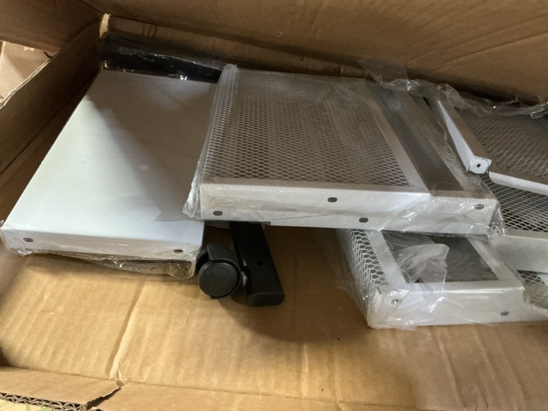 Condition photo showing Good Condition for LIWSHWZ Brochure Display Rack Floor-Standing, Pamphlets Literature Display Stand with Wheels, 5-Layer Magazine Rack Floor for Many Brochures and Booklets