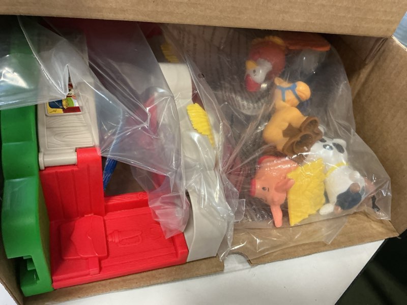 Condition photo showing Good Condition for Fisher-Price Little People Toddler Learning Toy Caring for Animals Farm Playset with Smart Stages for Pretend Play Kids Ages 1+ years (Amazon Exclusive)
