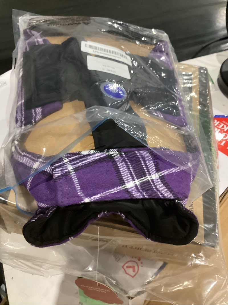 Condition photo showing Good Condition for Kuoser Waterproof Dog Coat, Reversible Dog Jacket for Small Dogs, Adjustable Durable Doggie Winter Coat Warm Cozy Puppy Cold Weather Apparel from Small to Large Breed, Purple S Purple Small (Pack of 1)