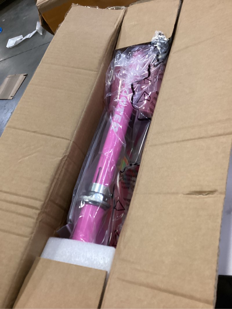 Condition photo showing Good Condition for Allek Kick Scooter B02, Lean 'N Glide Scooter with Extra Wide PU Light-Up Wheels and 4 Adjustable Heights for Children from 3-12yrs (Rose Pink)