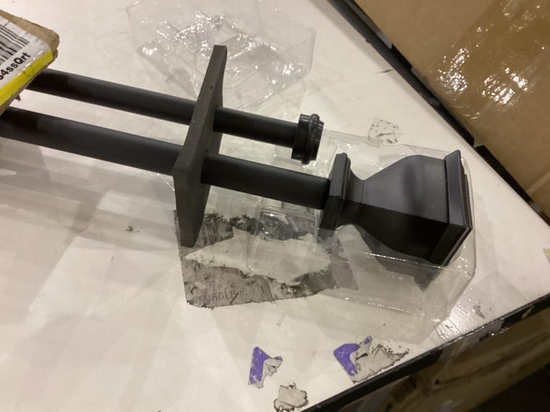 Condition photo showing Good Condition for Black curtin rod 