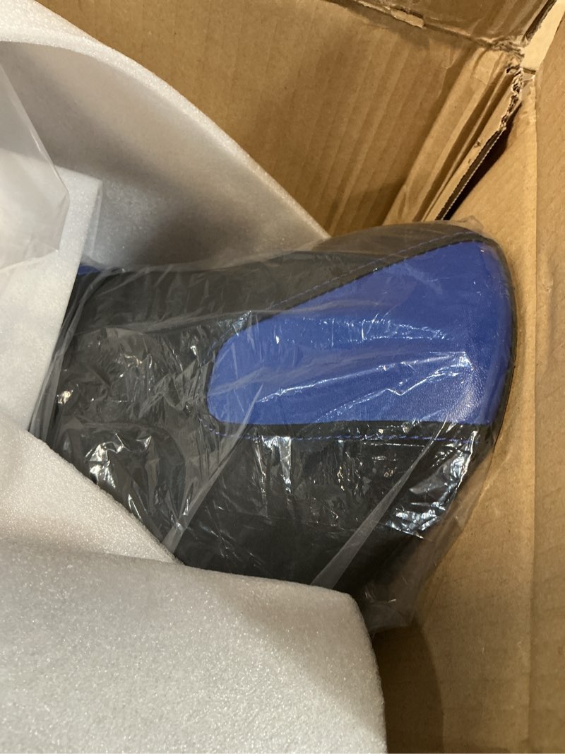 Condition photo showing Good Condition for Motorcycle Low-Profile Front Driver Comfort Seat Fit for Yamaha Tenere 700 2019 2020 2021 2022 2023 2024, Leather Rider Saddle Solo Cushion Pillion Pad, Blue