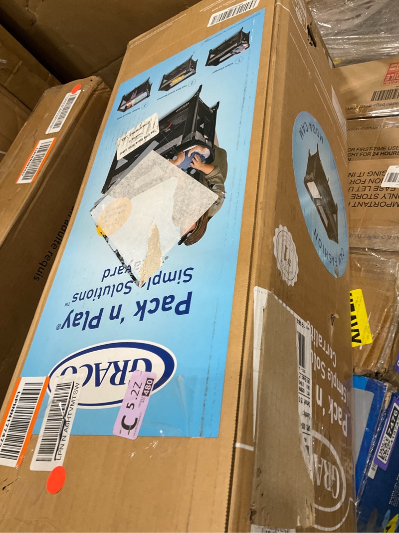 Condition photo showing As Is for graco® pack 'n play® simple solutions™ playard, cam