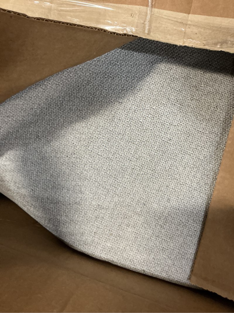 Condition photo showing As Is for shacos soft cozy fluffy arch pattern high low pile area rugs 9'x12' large non slip washable modern geometric rug scandinavian minimalist carpet for living room bedroom dining room, beige 9'x12' beige