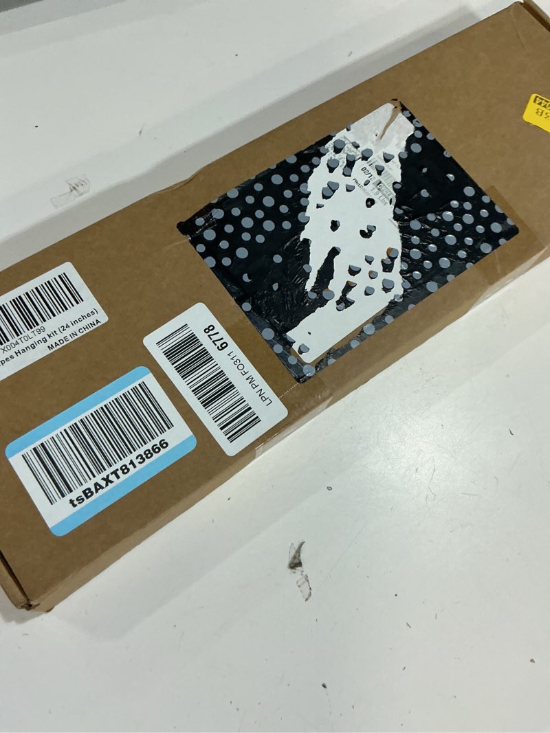 Condition photo showing Good Condition for ceiling drapes hanging kit, 24 inch round ceiling canopy hoop hardware kit, white metal ceiling draping kit for ceiling drape hanging hoop ring kit for wedding ceremony ceiling decorations 24 inches