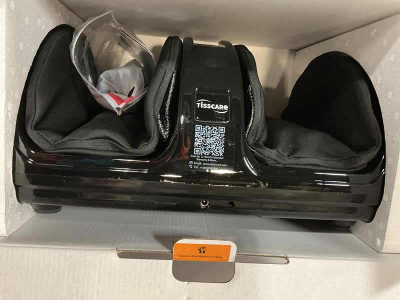Condition photo showing Good Condition for TISSCARE Foot Massager for Neuropathy: Shiatsu Feet Massager with Heat for Plantar Fasciitis, Pain Relief, Circulation, Deep Kneading Relaxation Gifts for Women Men